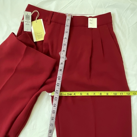 NWT ARITZIA Wilfred Effortless Pants Size 4 Wine Red - Picture 8 of 15